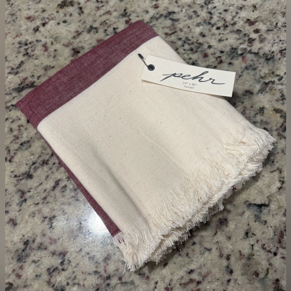 Pehr 14” x 90” table runner